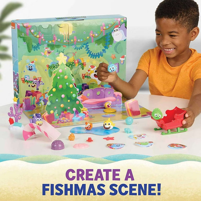 WowWee Baby Shark Big Show Advent Calendar, 24 Days of Fishmas