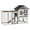 Brown, variant on Aivituvin Wood Rabbit Hutch Outdoor Chicken Coop Hen House with No Leak Tray