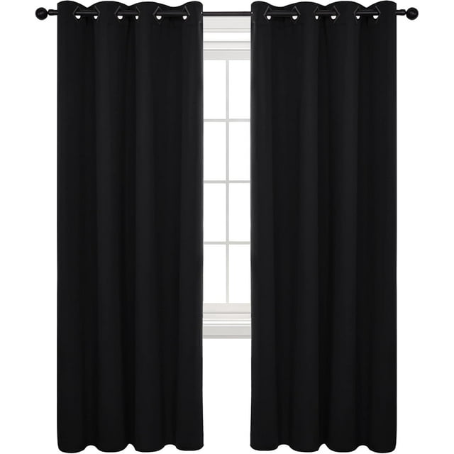 Rideaux Occultants Panneaux Thermiques Rideaux de Chambre Salon Rideaux Assombrissants es Longs Oeillets de Fenêtre Rideaux pour Chambre d'Enfant G x H