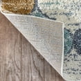 thumbnail image 4 of Well Woven | Calliope Ivory Blue | High-lo Pile | Cozy Shag 5x7 (5'3" x 7'3") Area Rug, 4 of 8