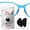 Black, variant on Setex Gecko Grip Nano 0.6mm Anti Slip Eyeglass Nose Pads, (5 Clear Pair), Smallest and Thinnest Available, USA Made, 2000 Innovative Microstructured Fibers per Pad, 0.6mm x 6mm x 11mm