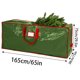 thumbnail image 3 of Fiudx Bolsa para Árbol de Navidad, Resistente Al Agua, Asas Reforzadas para Facilitar Su Transporte, Diseño Verde Festivo, Decoración Navideña para El Hogar, 165 X 38 X 75 Cm., 3 of 5