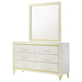 thumbnail image 4 of Lucia 6-drawer Dresser with Mirror White, 4 of 13