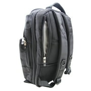 Protege 18 Weekender Travel Backpack with Laptop Pocket and Trolley Sleeve, Black