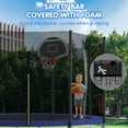 thumbnail image 4 of HEVAOTRY 12Ft Trampoline with Basketball Hoop Steel Ladder & 330lbs Capacity Safe Enclosure Net for Kids Adults-Out Net, 4 of 8