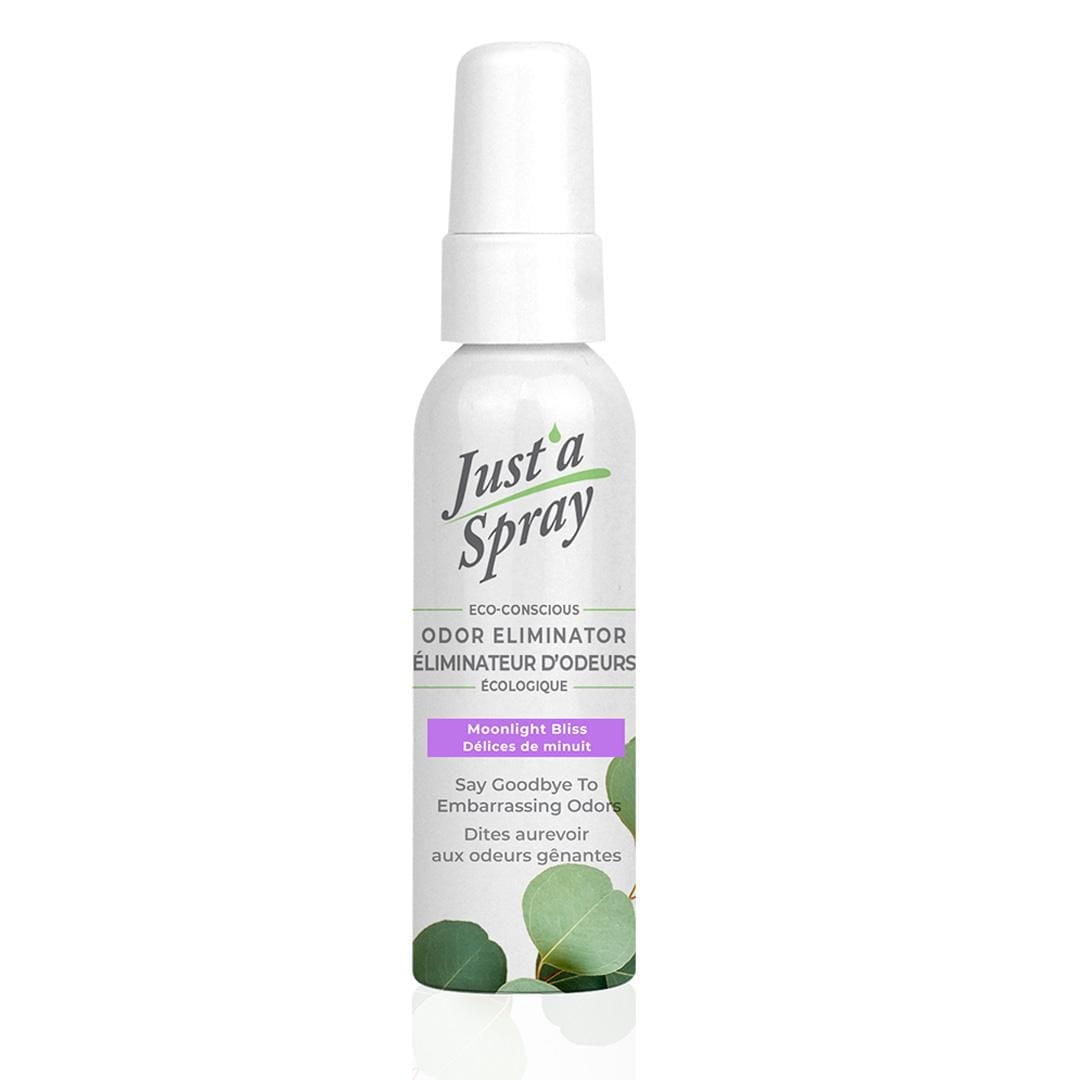 Just'a Spray Éliminateur d'odeurs gênantes, Délices de minuit, 55 ml, Vaporisateur avant utilisation de la cuvette