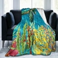 thumbnail image 2 of Sea Turtle Blanket Gifts for Kids Adults Soft Warm Lightweight Cozy Cute Beach Ocean Turtles Throw Blankets for Bed Living Room Sofa Couch Birthday Decor 40x50in, 2 of 6