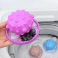 thumbnail image 5 of 2pcs Washing Machine Hair Filter Mesh Filter Bag Hair Removal Device Cleaning Ball - Plemdea, 5 of 5