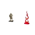 thumbnail image 1 of Figura de escritorio,Estatua de caballero,artesanía artística,coleccionable,escritorio,oficina,Escultura abstracta de fuego,Estatua de arte abstracto,adorno para decoración del, 1 of 8