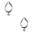 thumbnail image 3 of Wweixi Déclaration avec Pendentif Médaillon Exquis Colliers Choker Léger Argent 2Set, 3 of 6