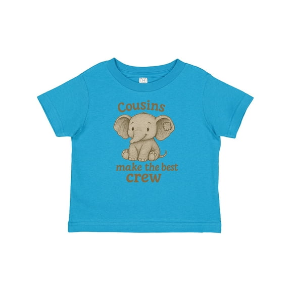 Inktastic Cousins Make the Best Crew Elephant Graphic Boys or Girls Baby T-Shirt