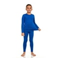 thumbnail image 1 of Bodtek Boys Crewneck long johns base layer Set (Royal Blue Small), 1 of 6