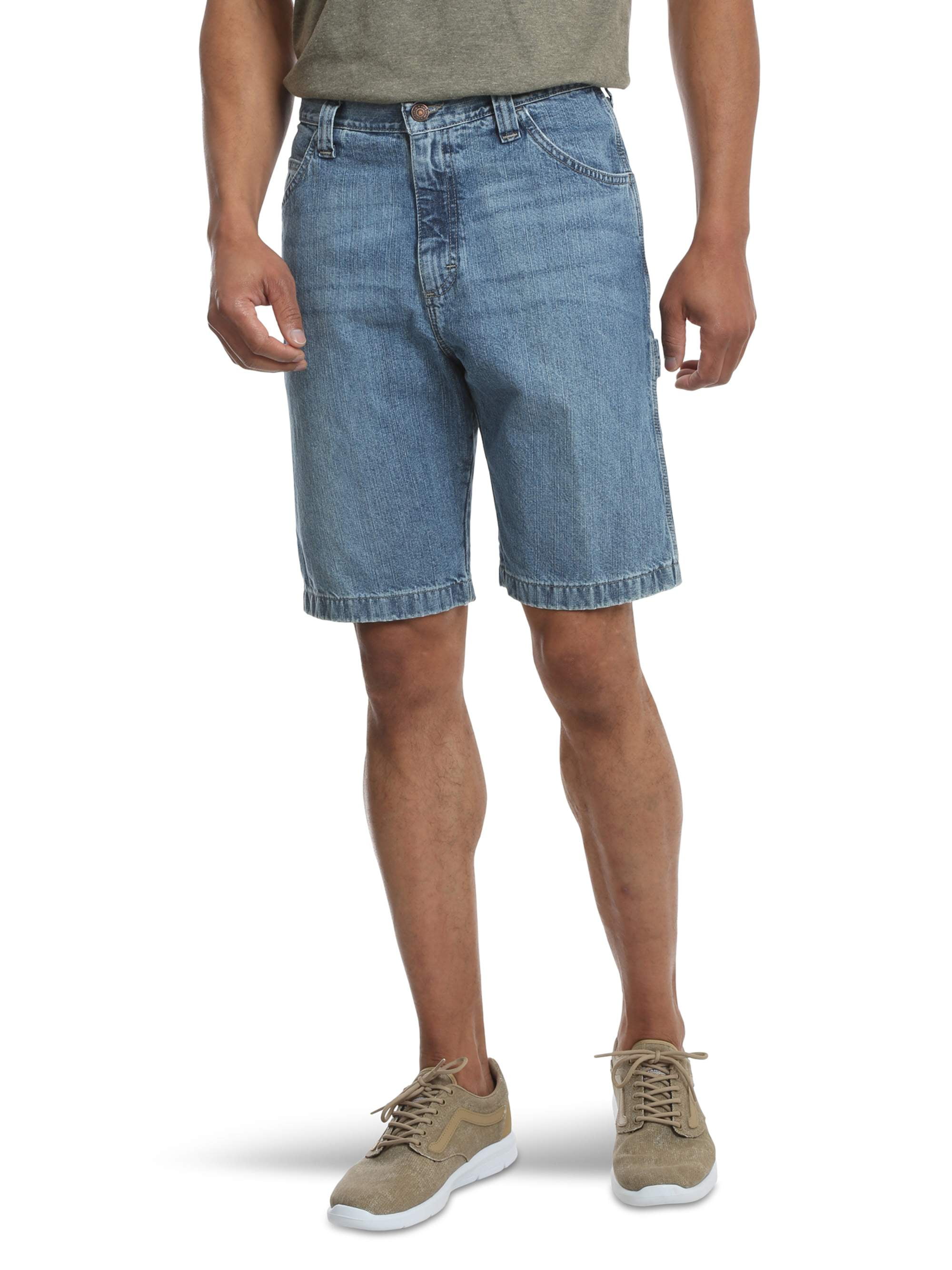 Wrangler Men's Denim Carpenter Shorts, Relaxed Fit 