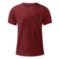 thumbnail image 4 of Sngxgn Men's Tee Summer Top Print Vintage Casual Short Sleeve T-Shirt(Red,XXL), 4 of 4