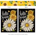 thumbnail image 4 of Summer Garden Flag Sunflower Daisy Double Sided 12x18 Inches Small Burlap Seasonal Welcome Yard Decoration for Outside Porch CF1816-12, 4 of 5