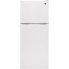 GE GPE12FGKWW 24 Energy Star Qualified Top-Freezer Refrigerator with 11.55 Cu. Ft. Capacity Upfront electronic temperature controls 2 Adjustable Spill proof Glass Shelves and 2 Clear Crisper drawers