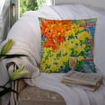 thumbnail image 3 of Carolines Treasures 6005PW1414 Flower - Mums   Canvas Fabric Decorative Pillow 14Hx14W multicolor, 3 of 4