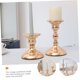 thumbnail image 5 of unbranded Decorativo Portavelas De Metal Color Dorado Para Ambiente Cálido Y Clásico, 5 of 8