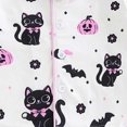 thumbnail image 5 of Likimi Toddler Girls Halloween Pajamas Set Long Sleeve Hallowmas Pumpkin Print Lapel Button Down Pjs Tops With Pants Fashion Outfit Set, 5 of 8