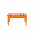 thumbnail image 5 of WestinTrends Ashore Outdoor Coffee Table, 32 Inch All Weather Poly Lumber Adirondack Patio Coffee Table Square Low Table, Orange, 5 of 5