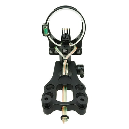 Safari Choice Black 5-Pin 0.019 Tool-Less Design Bow Sight