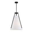 thumbnail image 3 of Matte Black Four Light Pendant from the Newport Collection, 3 of 6