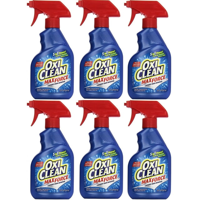 Spray quitamanchas para ropa OxiClean Max Force 355 ml (paquete de 6)