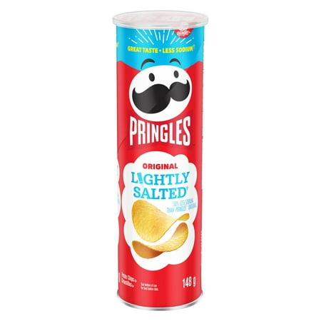 Pringles Lightly Salted Flavour Potato Chips 148g - Walmart.ca