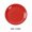 Orange Red, variant on Yanco MS-109YL Mile Stone Narrow Rim Round Plate, 9" Diameter, Melamine, Yellow Color, Pack of 24