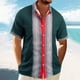 thumbnail image 2 of Eres Más Que una Camisa de Puntuación de Prueba de Color Sólido Casual con Cuello, Bolsillo con Botones de Manga Corta, 2 of 9