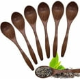 thumbnail image 1 of Wweixi 6piece Strong And Durable Rice Soup Teaspoon Made With Natural Wood Beautiful And Practical, 1 of 6