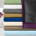 thumbnail image 4 of Rayon from Bamboo Solid Deep Pocket Sheet Set Smoke Blue / Queen, 4 of 4