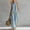 Light Blue, variant on Women's 2-Piece Sleeveless Vest & Wide Leg Pants Set - Casual Belted Loose Fit Outfit with Multiple Colors for Daily & Vacation Wear