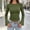 Army Green, variant on Womens Crewneck Long Sleeve Lightweight Base Layer Top Slim Fit Flared Sleeve Casual Comfort Y2K Shirt 2026 Trendy Fall Going Out Tops(Gray,S)