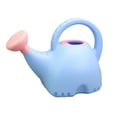 thumbnail image 2 of Regadera de plástico con forma de elefante para niños, juguete de jardinería, 1,5 l, color azul, 2 of 13