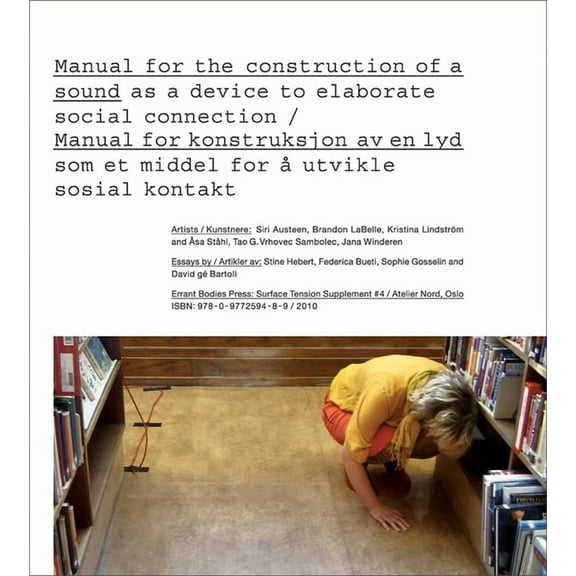 Manual for the Construction of a Sound/Manual for Konstruksjon AV En Lyd (Paperback)