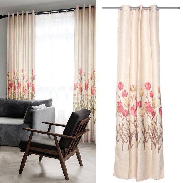 Cortinas De Dormitorio, Conveniente Cortina De Ventana Simple, Duradera Para Dormitorio ZAQW Blackout Drape