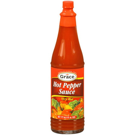 GraceKennedy Grace  Hot Pepper Sauce, 6 oz