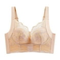 thumbnail image 2 of Lixiuxyad Full Coverage Underwire Bra For Seamless With Wide Side Support And Comfortable Lift Everyday Wear,Bras for Women Beige 75A, 2 of 4