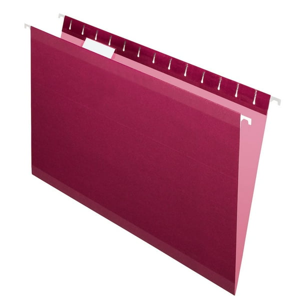 Fólder Colgante, Pendaflex, Tamaño Oficio, Color Borgoña, 4153 1/5 BUR, c/25pz