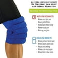 thumbnail image 4 of Nature Creation 10006-BLU Knee & Elbow Herbal Hot and Cold Therapy Pack - Blue, 4 of 6