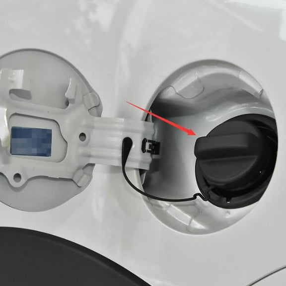 UNOMOR 1Pack Motorcycle Gas Tank Cap Fuel Tank Cover Black Plastic Protects Fuel Tank Opening Automotive Use