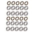 thumbnail image 4 of Risegun 10pcs Thrust Ball Bearing, Conjunto de rodamientos Planos de Acero de Alta precisión en Miniatura, para la fabricación de maquinaria, instalación de Equipos(F6-14M 6 * 14 * 5mm(10pcs)), 4 of 8