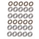 thumbnail image 4 of Juego de 10 rodamientos axiales de bolas de acero plano de alta precisión en miniatura (F6-14M, 6 x 14 x 5 mm), 4 of 14