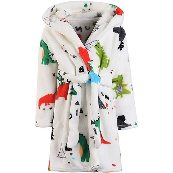 Filles Garçons Robe de Coton Serviette Animal Licorne à Capuche Peignoir