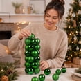 thumbnail image 7 of Ball Ornament Glossy Finish Decorative Sphere Multi‑Surface Style for Christmas Tree Holiday Decoration, 7 of 7