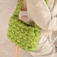 thumbnail image 2 of Bolso de hombro para mujer Bolso tejido informal Bolso elegante de lana islandesa (verde oliva) Sywqhk Para Estrenar, 2 of 5