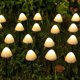 thumbnail image 1 of La secuencia de hadas de la seta solar enciende la decoración accionada solar de las luces de tierra, 1 of 8