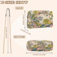 thumbnail image 4 of FORMRS Women Crossbody Purse with Chain Strap Vegan Leather Shoulder Handbag, Pink Floral Wave, 4 of 7