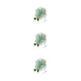 thumbnail image 2 of Qarigey Vintage Women Plume Fascinator Retro Style Velo Hat Diadema Flower Headwear para Club Horse Racing Events Green blue Type1 NO1, 2 of 6